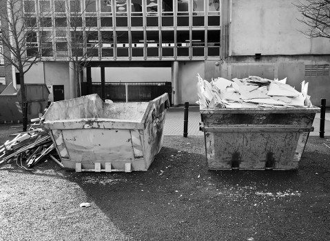 Residents disposing of old furniture in Hendon