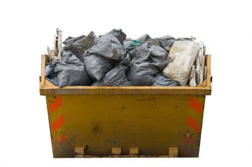Business waste collection in Hendon office